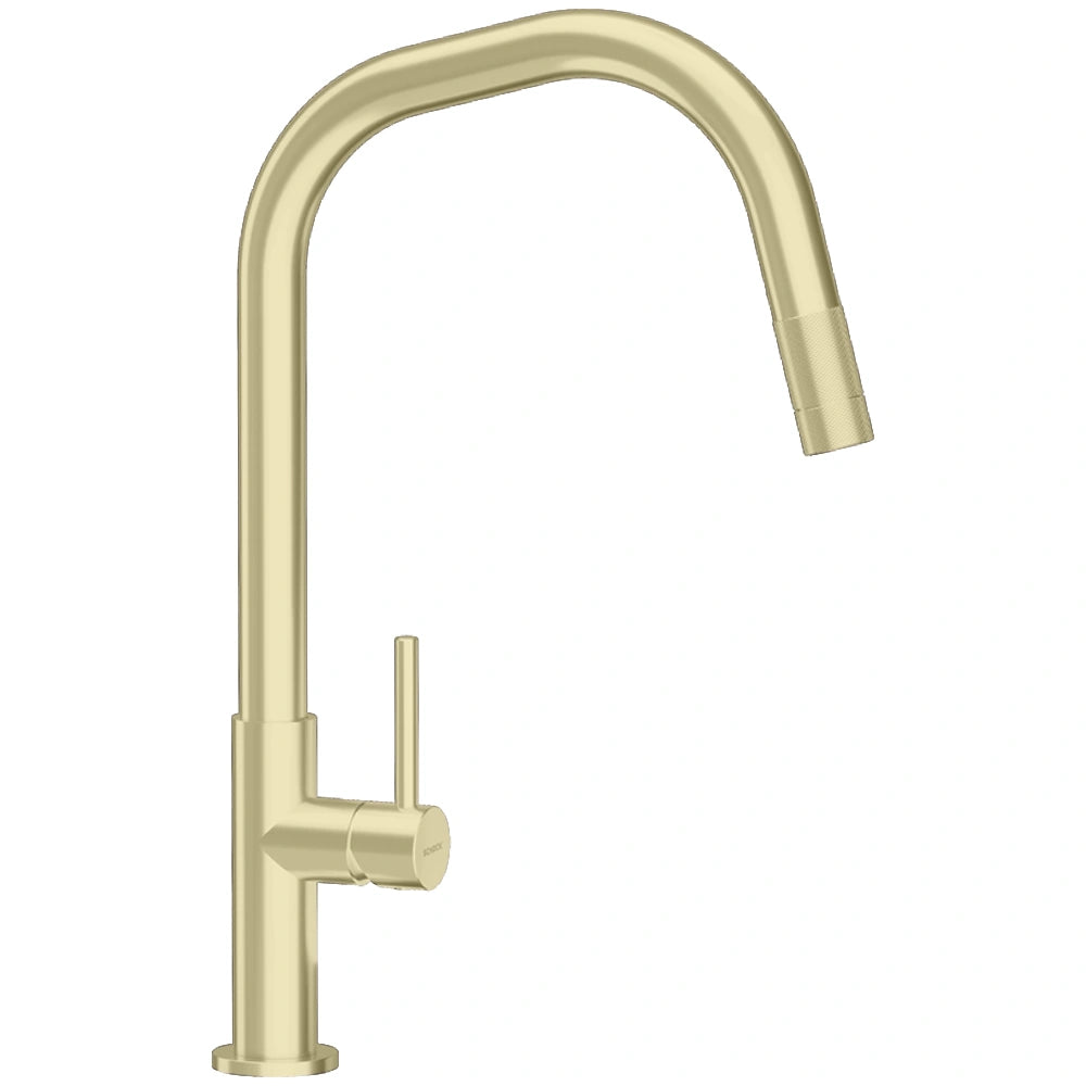 Schock Talinos Baterie chiuveta bucatarie cu dus extractibil, auriu (white gold)