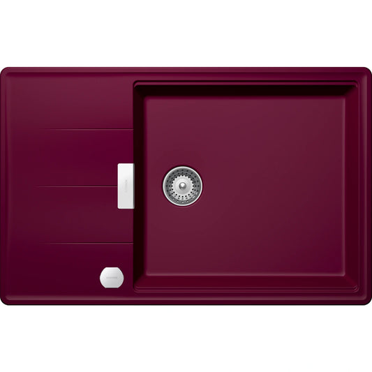 Schock Tia D-100LS Chiuveta bucatarie granit Cristadur 78x50 cm, grena (berry)