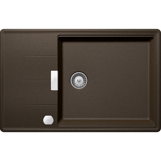 Schock Tia D-100LS Chiuveta bucatarie granit Cristadur 78x50 cm, maro (bronze)