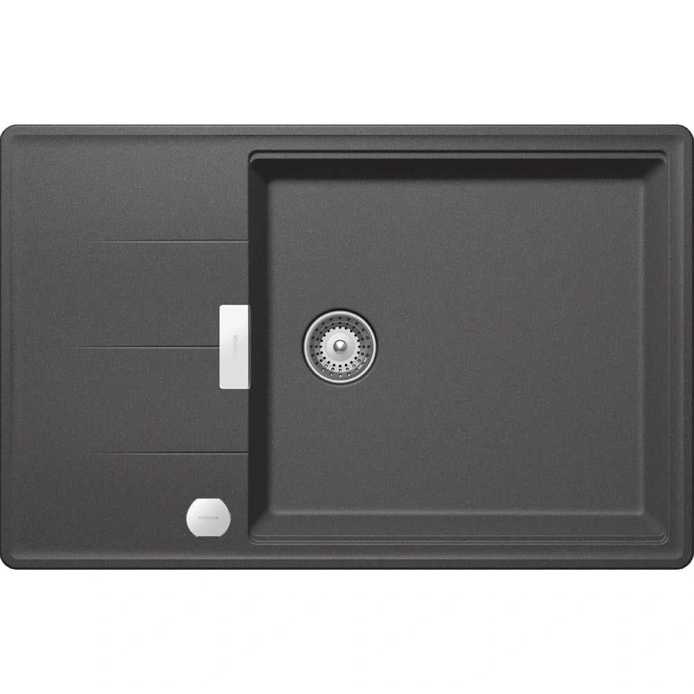 Schock Tia D-100LS Chiuveta bucatarie granit Cristadur 78x50 cm, gri (stone)