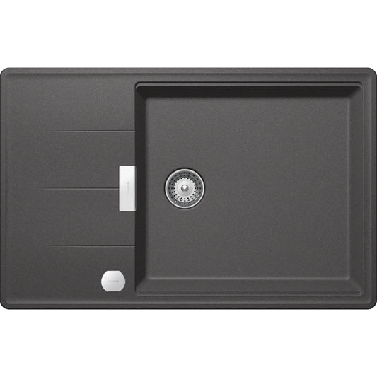 Schock Tia D-100LS Chiuveta bucatarie granit Cristadur 78x50 cm, gri (stone)