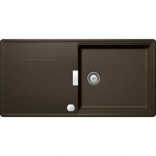 Schock Tia D-100L Chiuveta bucatarie granit Cristadur 100x50 cm, maro (bronze)