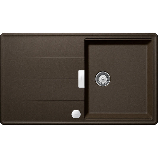 Schock Tia D-100 Chiuveta bucatarie granit Cristadur 86x50 cm, maro (bronze)