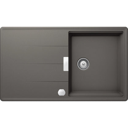 Schock Tia D-100 Chiuveta bucatarie granit Cristadur 86x50 cm, gri (silverstone)