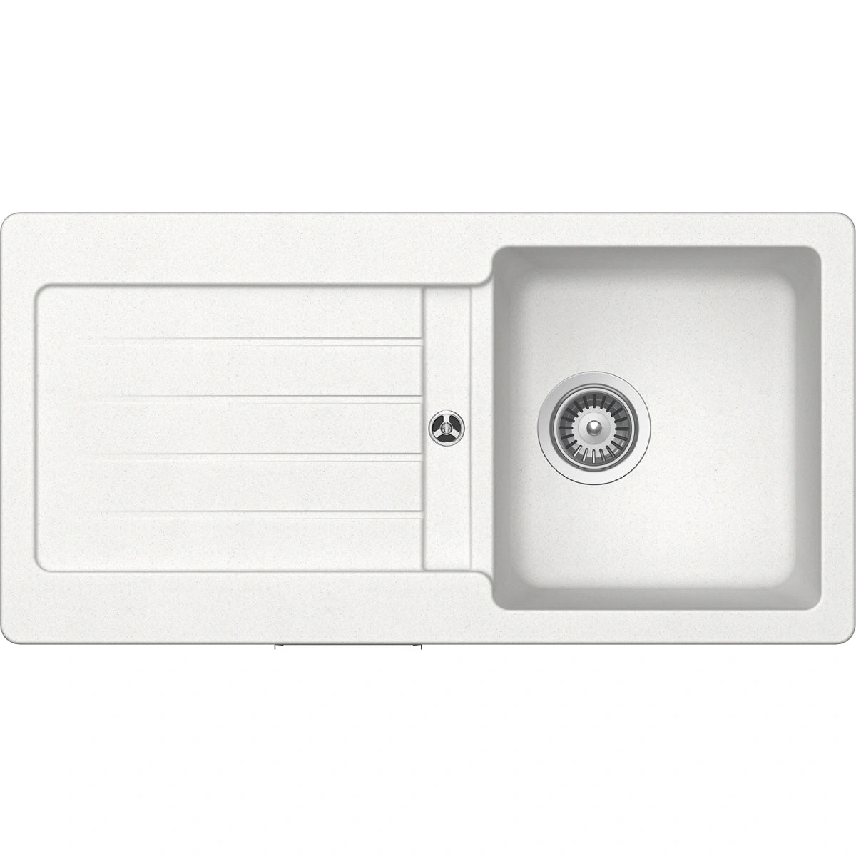 Schock Typos D-100S Chiuveta bucatarie granit Cristalite 86x43 cm, alb (alpina)