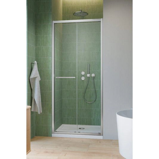 Usa dus plianta Radaway Alienta DWB 90 cm, profil crom