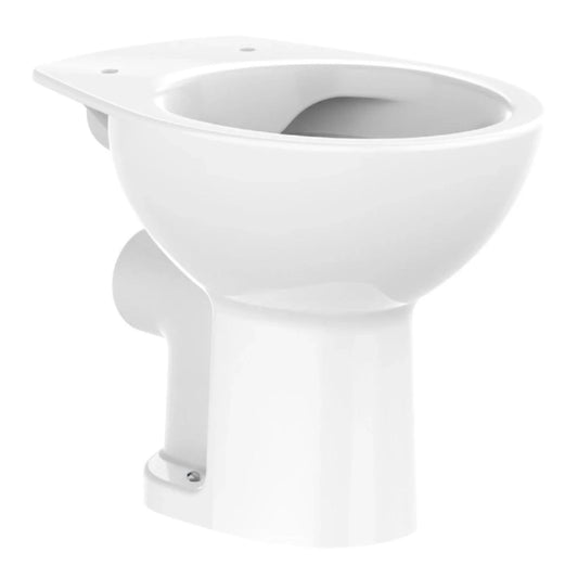 Vas WC pe pardoseala Roca Adele Rimless 36x50 cm pentru rezevor la semiinaltime, evacuare orizontala