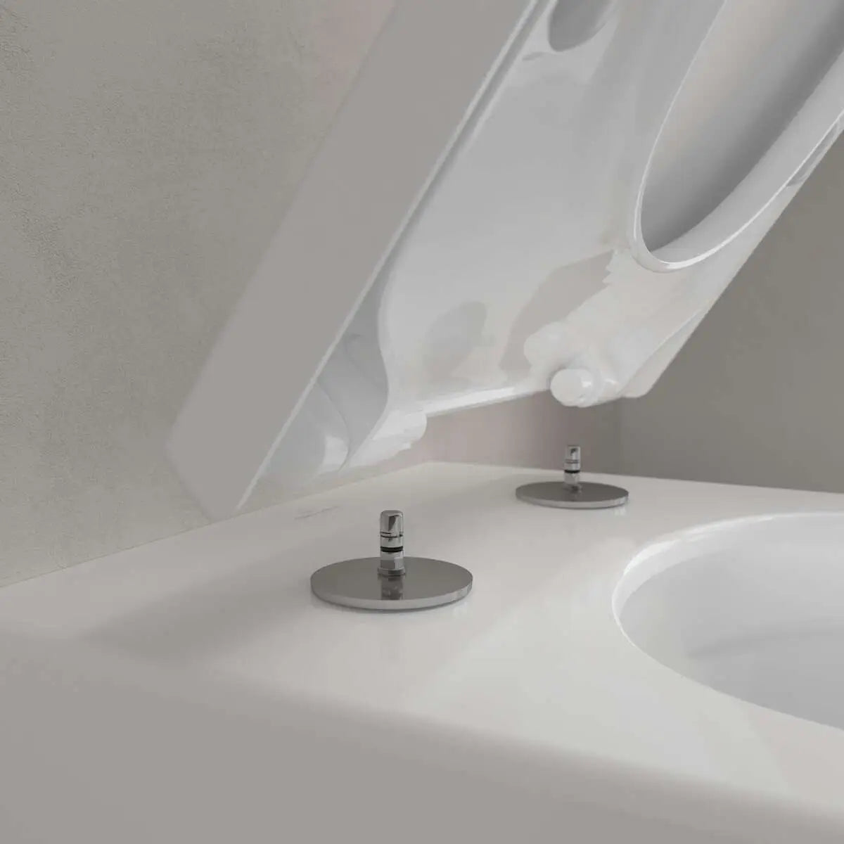 Vas WC suspendat Villeroy & Boch Subway 3.0 TwistFlush CeramicPlus 37x56 cm evacuare orizontala, alb mat