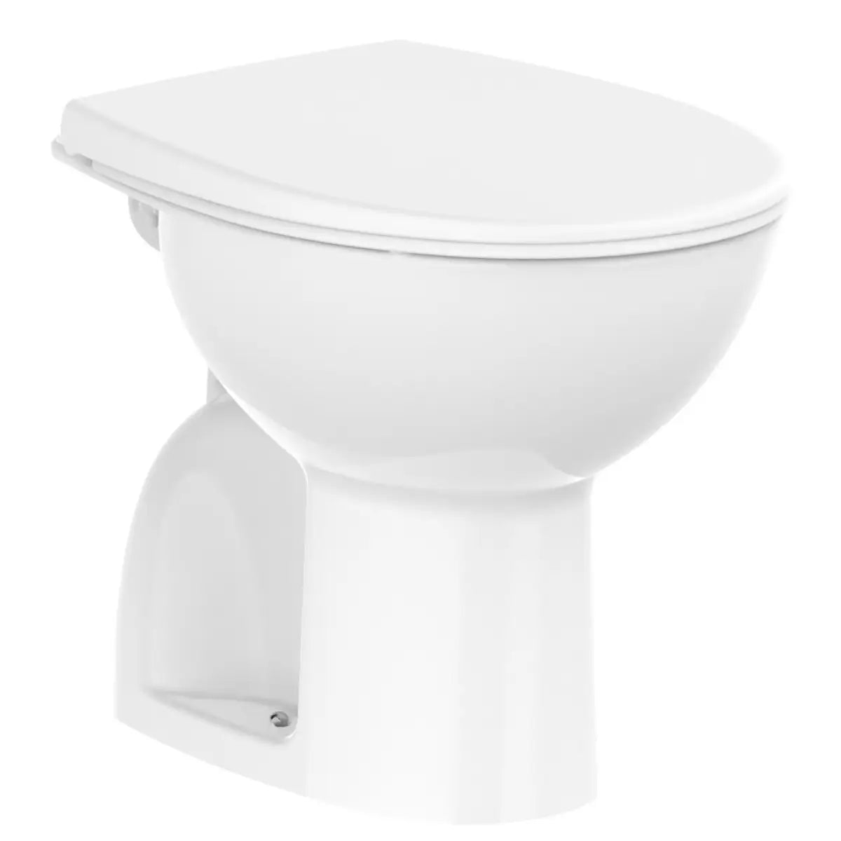 Vas WC pe pardoseala Roca Adele Rimless 36x50 cm pentru rezevor la semiinaltime, evacuare verticala