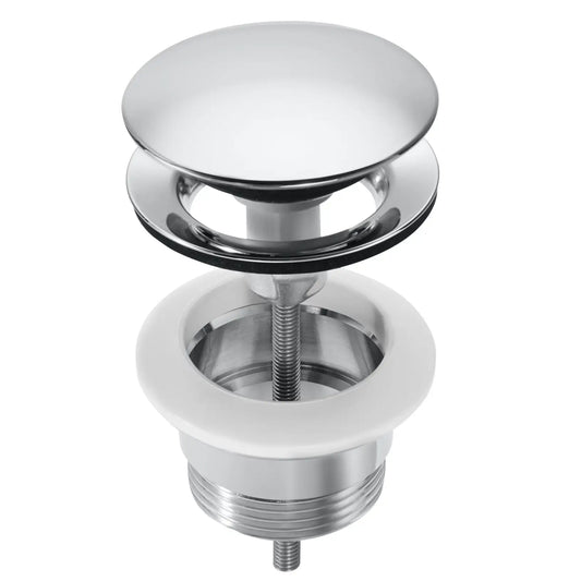 Roca Aqua Ventil click-clack lavoar, capac cromat