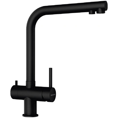 Schock Vitus Baterie bucatarie cu optiune de filtrare negru, (puro)
