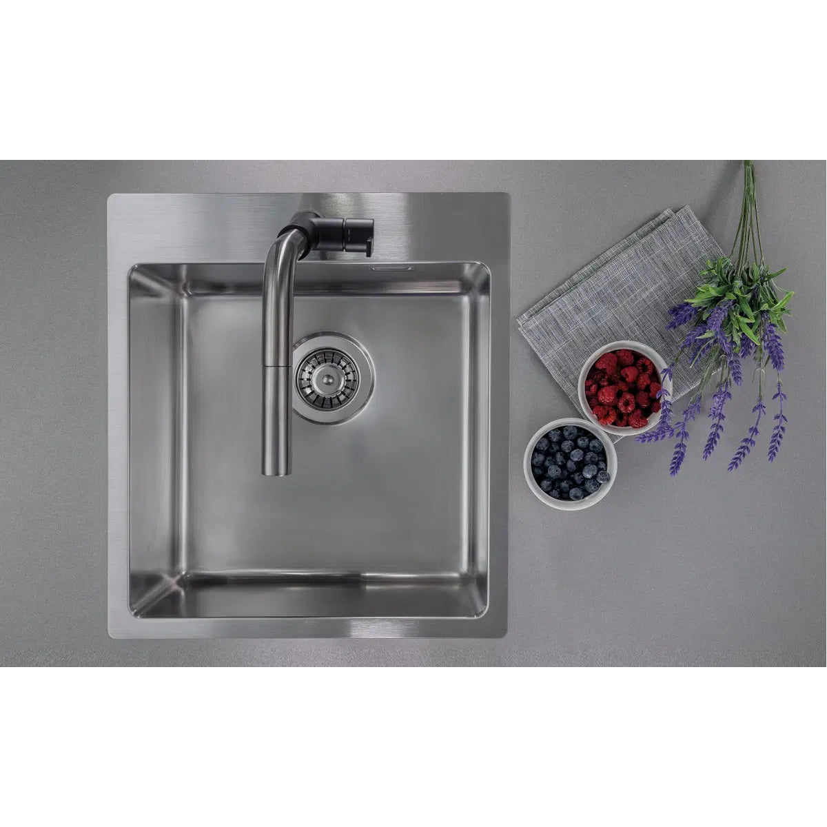 Deante Olfato Chiuveta bucatarie inox satinat 45x50 cm