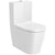 Vas WC pe pardoseala Roca Inspira Round Rimless 37x65 cm evacuare orizontala sau verticala, alb