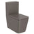 Vas WC pe pardoseala Roca Inspira Square Rimless 36x65 cm evacuare orizontala sau verticala, lipit de perete, maro (coffee)
