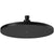 Palarie dus fix Roca RainSense, Ø25 cm, negru mat