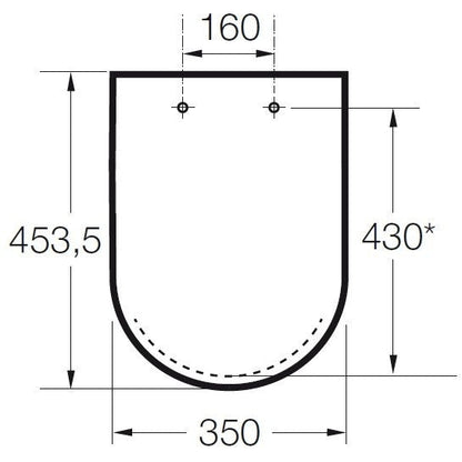 Set promo Vas WC suspendat cu rezervor incastrat si capac soft close Roca Duplo The Gap Rimless 35x54 cm evacuare orizontala
