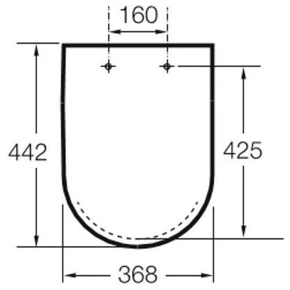 Set Vas WC suspendat cu capac soft close si bideu Roca Inspira Round Rimless 37x56 cm evacuare orizontala