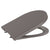 Roca Inspira Round Capac WC soft close, maro (coffee)