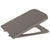 Roca Inspira Square Capac WC soft-close, maro (coffee)