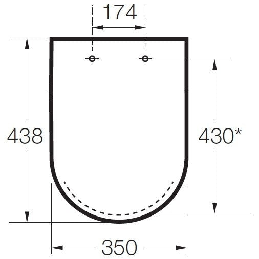 Set promo Vas WC suspendat cu rezervor incastrat si capac soft close Roca Debba Square Rimless 35x54 cm evacuare orizontala