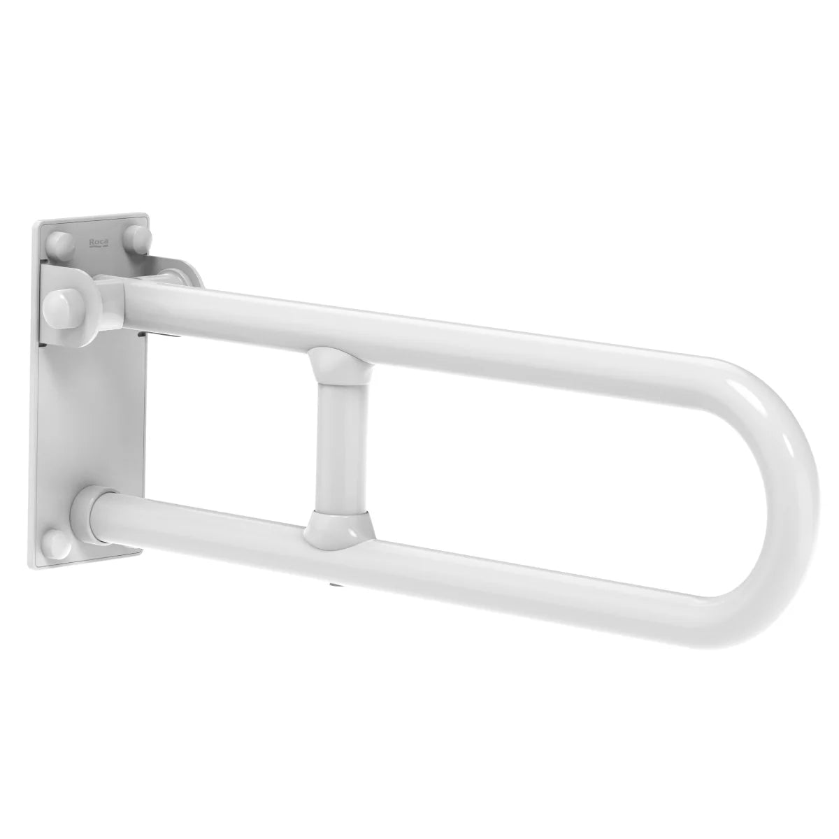 Roca Access Bara de sprijin rabatabila 60 cm, alb