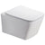 Set Vas WC suspendat cu capac soft close Fluminia Paris Rimless 37x53 cm evacuare orizontala, alb