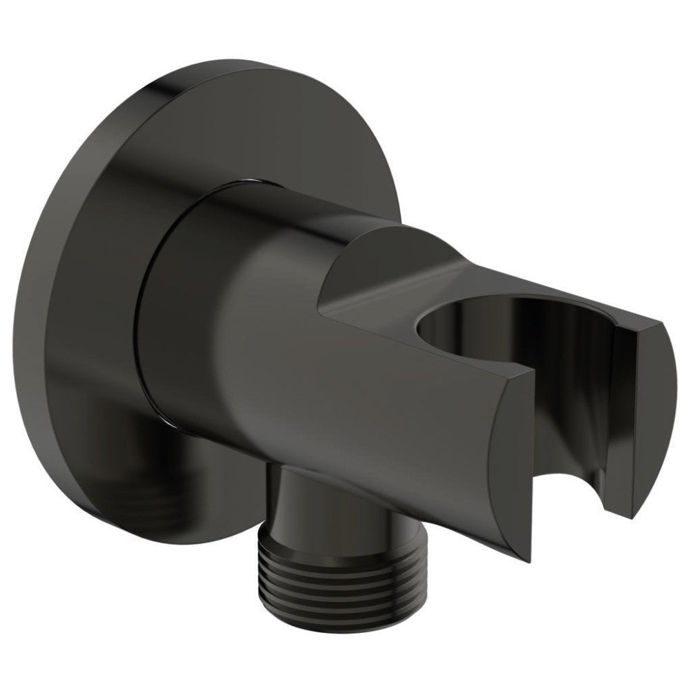 Set promo Sistem dus incastrat fara termostat Ideal Standard Cerafine O, cu baterie rotunda, negru mat