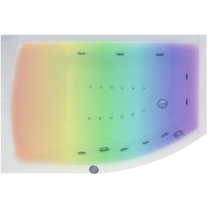 Belform Magnus Cada hidromasaj DuoLight-S3 160x115 cm
