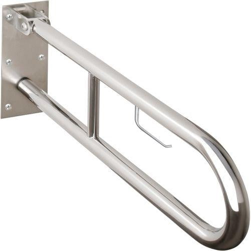 Bemeta Help Bara de sprijin cu suport hartie, 81 cm, inox