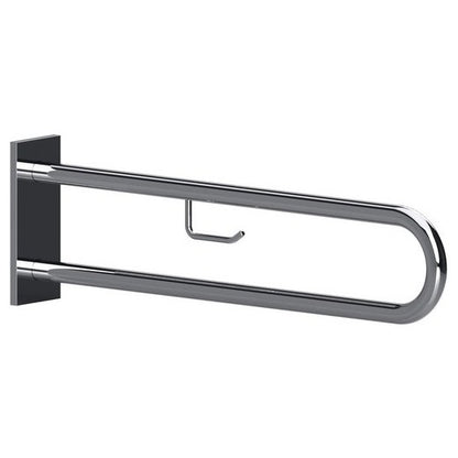 Bemeta Help Bara de sprijin cu suport hartie 85 cm, inox lucios
