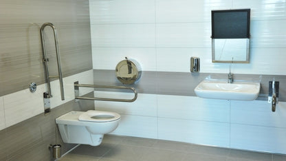 Bemeta Help Bara de sprijin rabatabila 85 cm, inox lucios