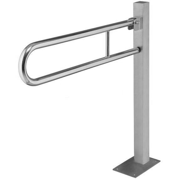 Bemeta Help Bara de sprijin rabatabila freestanding 75 cm, inox mat