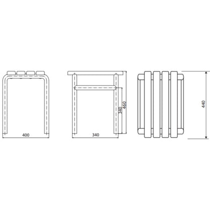 Bemeta Help Scaun de baie, alb