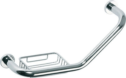 Bemeta Hotel Bara de sprijin 46 cm cu savoniera integrata, inox