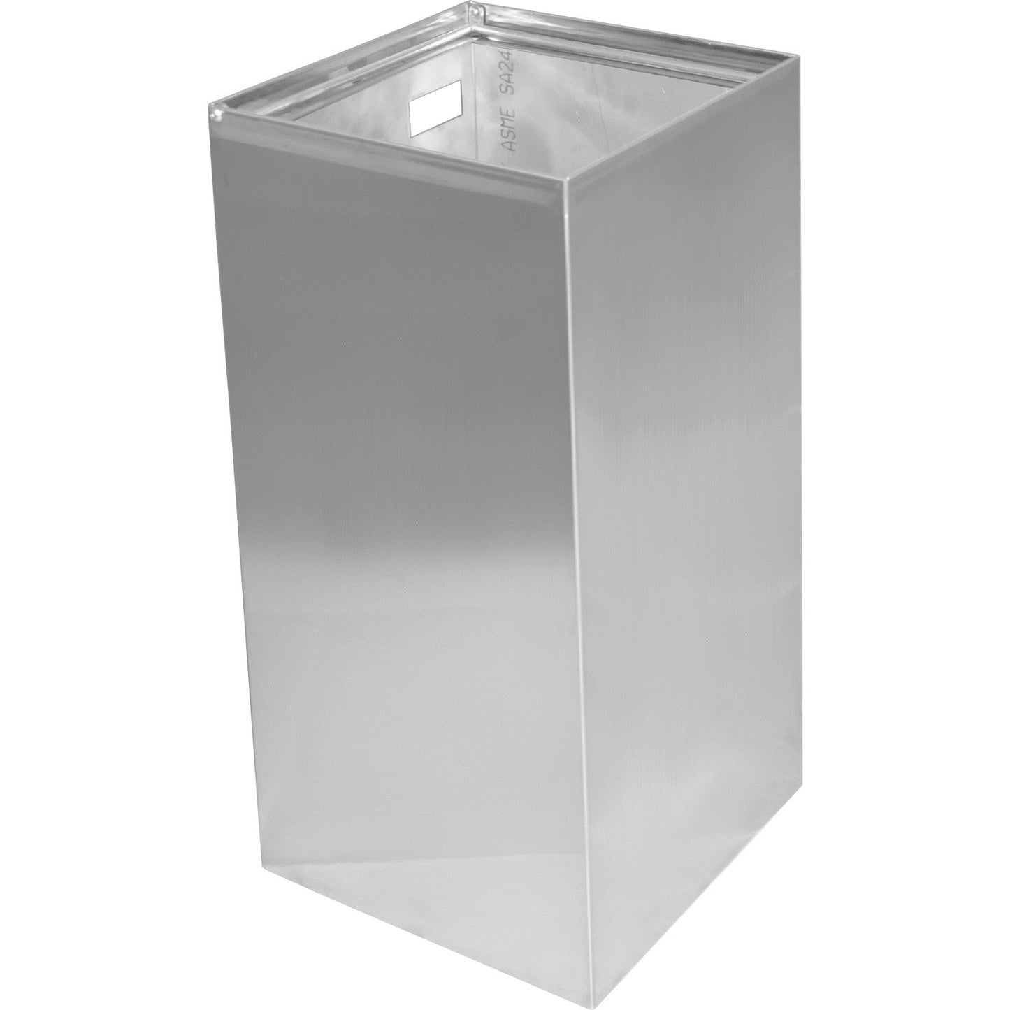 Bemeta Hotel Cos de gunoi dreprunghiular 45 litri, inox mat