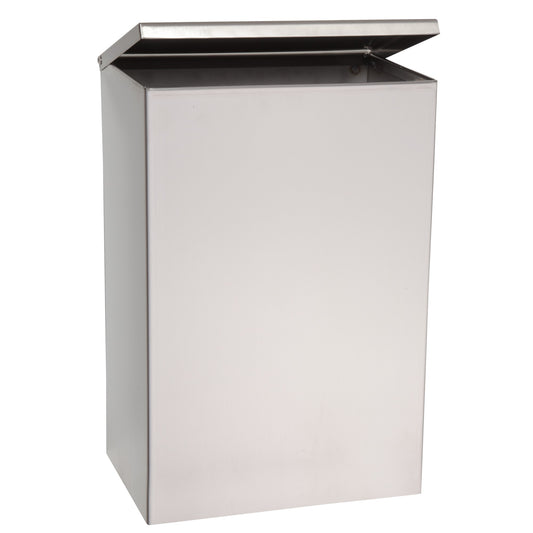Bemeta Hotel Cos de gunoi dreptunghiular 6 litri, inox mat