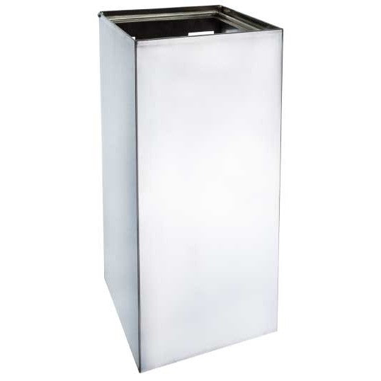 Bemeta Hotel Cos de gunoi patrat 25 litri, inox