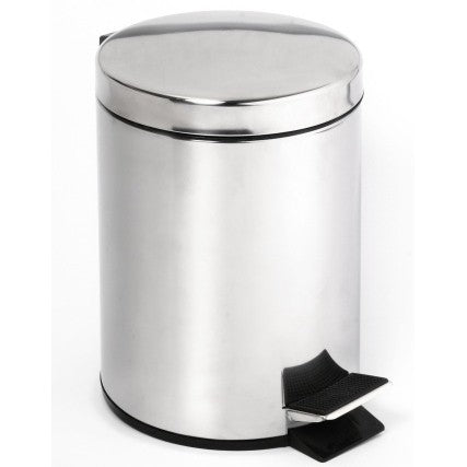 Bemeta Hotel Cos de gunoi rotund 5 litri, inox mat