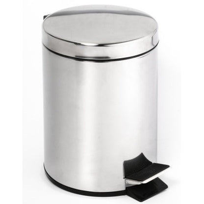 Bemeta Hotel Cos de gunoi rotund 5 litri, inox mat