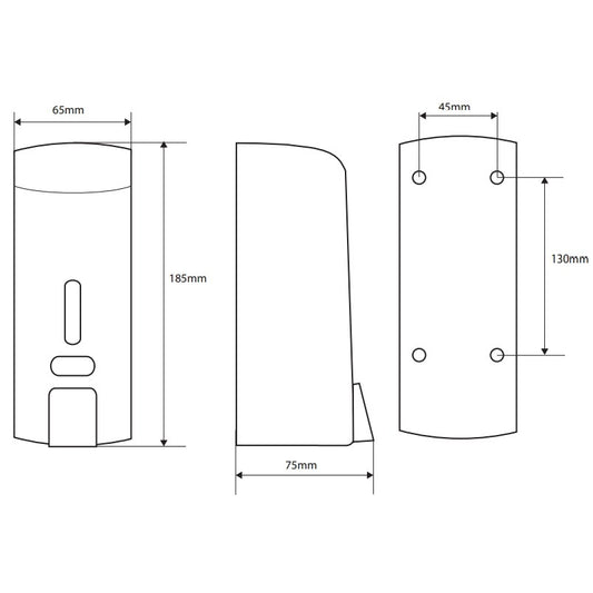 Bemeta Hotel Dozator sapun lichid 300 ml, crom