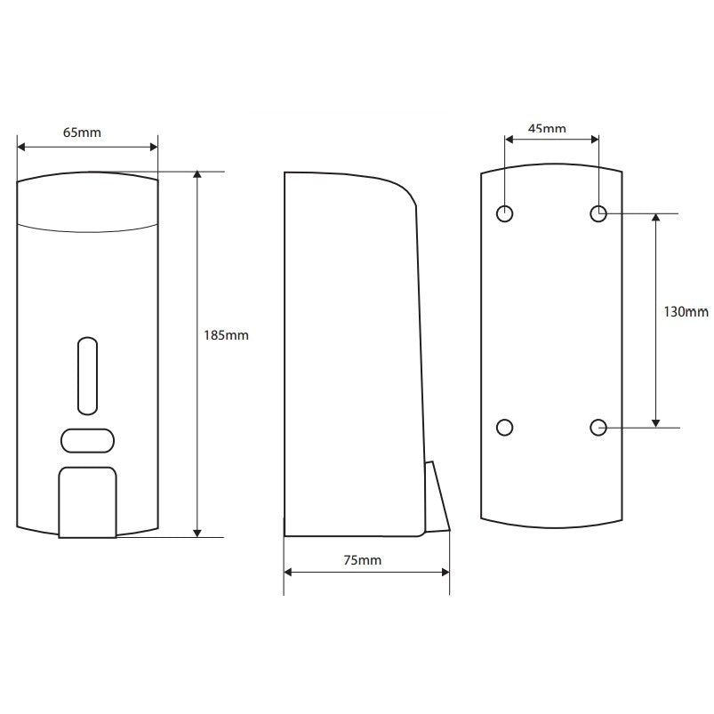 Bemeta Hotel Dozator sapun lichid 300 ml, crom mat