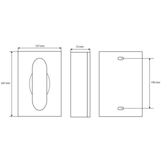 Bemeta Hotel Equipment Dispenser servetele, plastic