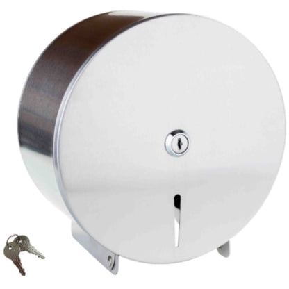 Bemeta Hotel Equipment Suport hartie igienica inox cu carcasa H27 cm, mat