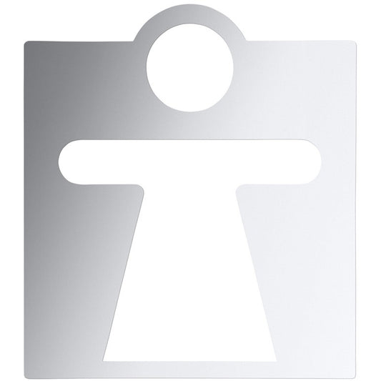 Bemeta Hotel Indicator toaleta pentru femei, inox
