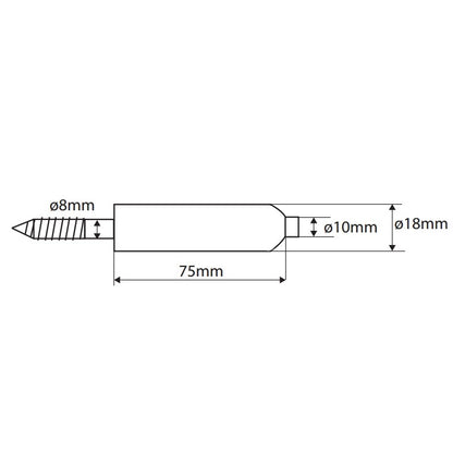 Bemeta Hotel Opritor usa cu montaj pe perete, inox mat