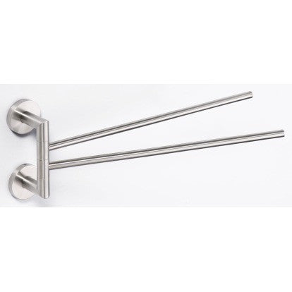 Bemeta Neo Suport prosop baie tip bara cu 2 brate, 42 cm, inox