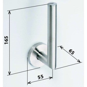 Bemeta Neo Suport hartie igienica vertical, inox