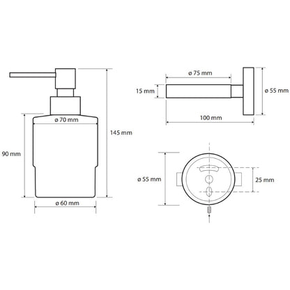 Bemeta Omega MINI Dozator sapun lichid