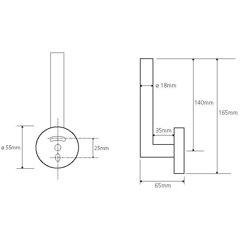 Bemeta Omega Rezerva suport hartie igienica H16.5 cm
