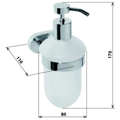 Bemeta Oval Dozator sapun lichid
